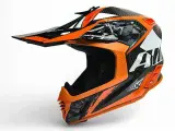 Мотошлем Кроссовый Взрослый AiM RH855 Carbon TERRAIN Black/Orange, XXL