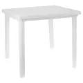 Стол квадратный 80х80х74см белый пластик