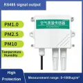Датчик PM2.5 PM1.0, передатчик pm10 для мониторинга пыли, частиц, пыли, RS485 монитор качества воздуха 4-20 мА, 5 in 1