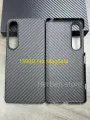 Чехол углеродное волокно, для Sony xperia 1 VII, углеродное волокноударопрочный,1500D Чёрный