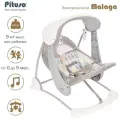 Электрокачели для новорожденных Pituso Malaga Grey/Серый электро-качели