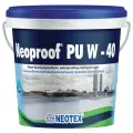 Гидроизоляционная УФ стойкая полиуретановая мастика Neoproof PU W-40 4кг Белая, для крыш и других поверхностей