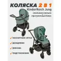 Всесезонная коляска для новорожденных 2 в 1 Jung + дождевик, москитная сетка, рюкзак мамы
