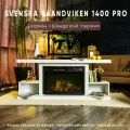 Камин под TV ELEMENT FLAME Svenska Saandviken 1400 PRO электрокамин под ТВ с эффектом живого огня (1,8 кВт, 140/60/33 см)