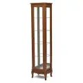 Витрина деревянная со стеклом Прованс Belveder, 45х37х190 см, Maria&Stefania ST9319-FB