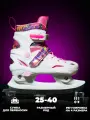 Раздвижные ледовые коньки CK-SK1110 White