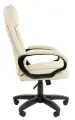 Кресло руководителя CHAIRMAN 794 LT, экокожа, бежевый, с механизмом качания и мягкими подлокотниками