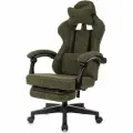 Кресло геймерское Knight Lord/F хаки экомех крестов. пластик подст. для ног