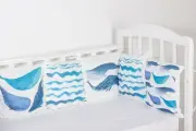 Комплект в кроватку Forest kids Cute Whale (13 предметов)