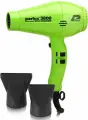 Фен Parlux 3800 Ceramic+Ionic, 2100 Вт, ионизация, 2 насадки, green