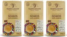 Кофе молотый Tеmpelmann NOMOS 100% Арабика (Германия) 500 гр. х 3 шт.