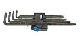 Набор Г-образных ключей WERA, TORX HF 1, с фиксацией, удлиненные, 9 пр, WE-024450