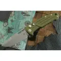 Автоматический складной нож Fox Knives New Smarty, сталь N690, SW, рукоять зеленый алюминий