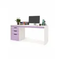 Есэндвич S Grand Лаворо Стол письменный с ящиками 180х60х75 см (Анкор белый/Ирис)