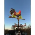 Флюгер на крышу от Arno Decor Петух цветной, СРЕДНИЙ: 60*40 см