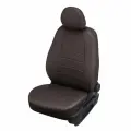 Комплект чехлов Автопилот Экокожа Nissan Almera III (G15) 40/60 с 13г. Шоколад + Шоколад