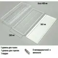 Сушилка для посуды, белая, с рамкой, в модуль на 400 мм