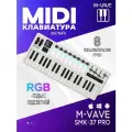 M-VAVE 37-клавишный контроллер USB MIDI клавиатуры SMK-37 PRO