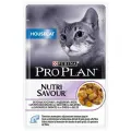 Корм для кошек Pro Plan Nutrisavour Housecat, для живущих в помещении, с индейкой 8 шт. x 85 г (кусочки в желе)
