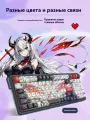 REDRAGON KS99-Трехрежимная механическая клавиатура Bluetooth с RGB-подсветкой, полноклавишная клавиатура из ПБТ с возможностью горячей замены