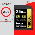 Карта памяти Lexar Professional 1800x SDXC UHS-II 256 ГБ