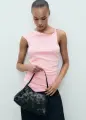 Топ MANGO Outlet YENNY, размер S, розовый