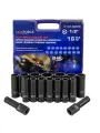 Набор 6-гранных ударных глубоких головок, 16 штук
