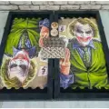 Нарды подарочные Джокер, большие 60 на 60 см, из натурального дерева, игровое поле под стеклом