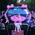 Свадебный набор CLICCASA Vice Fleet Pull Flower, для декора автомобиля, с куклой