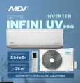 Сплит-система MDV MDSAL-09HRFN8/MDOAG-09HFN8 серия UVpro INVERTER на 28 м2