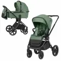 Детская коляска 2в1 Carrello Ultimo, цвет Fern Green / Chrome Frame (Зелёный / Хромированная рама)