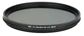Поляризационный светофильтр для объектива 58 мм JJC A+ Ultra Slim MC F-CPL