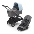 Коляска 2 в 1 Bugaboo Dragonfly на шасси graphite/grey/skyline blue