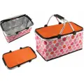 ECOS Термосумка складная с алюминиевым каркасом CB-7046 30 л розовый/оранжевый 27 см 48 см 24 см 0.6 кг