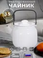 Чайник эмалированный Лысьвенские Эмали Белые ночи 3,5л для газовых/индукционных плит