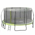 Батут Scholle JUMPER 16FT, внутренняя сетка, зеленый/черный