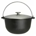 Казан Гардарика чугунный, с крышкой, 20 л