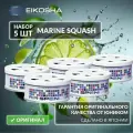 EIKOSHA Набор ароматизаторов для машины и дома - MARINE SQUASH / морская свежесть, автомобильный парфюм, арт. A-19 (5 шт.)