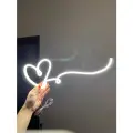 Сердце неоновая лампа, светильник