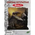 3D картина, сборный макет с принтом игры Witcher 3 (Ведьмак, Геральт, Платва на крыше PS, PC, Switch, Xbox) - 124125
