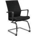 Кресло офисное Riva Chair RCH G818 Чёрная сетка. на полозьях (крутящееся)