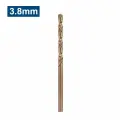 Сверло спиральное XCAN по металлу и дереву 3,8 мм, HSS M35, кобальт 5 %, 10 шт.