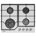 Встраиваемая газовая панель MIDEA MG645TGW, белое стекло, официальная гарантия