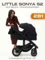 Коляска-трансформер 2 в 1 Little Sonya S2 всесезонная, резиновые колеса