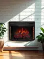 Электроочаг RealFlame Firefield 25 SIR, звуковая имитация, пульт, ИК обогрев, черный, пульт, звуковой эффект