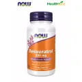 NOW Resveratrol 200мг 60 капсул Ресвератрол 200 мг 60 в капсулах из винограда