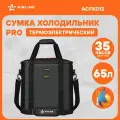 Сумка-холодильник Airline Black Edition 65 л, охлажд/нагрев 12В, 55Вт 42х38х41см, черная ACFK012