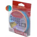 Плетеный шнур для рыбалки RUBICON Super PE 4x 150 м multicolor, 0,06mm