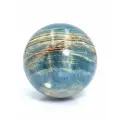 Оникс голубой шар, натуральный камень/минерал (6,8-7,0 см)