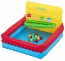 Манеж надувной, 104 х 94 х 61 см, с мячами, от 2 лет, 52546